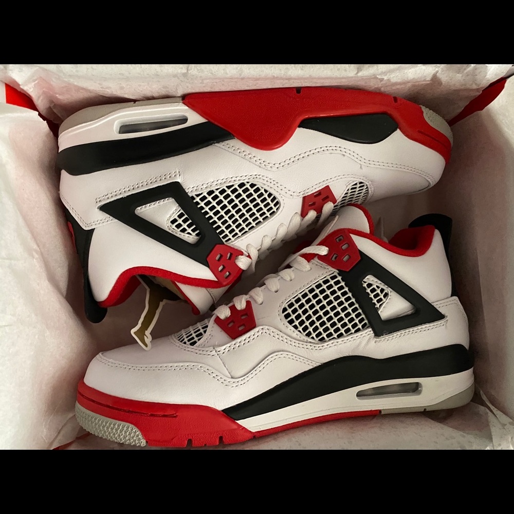 Fire red 4’s
